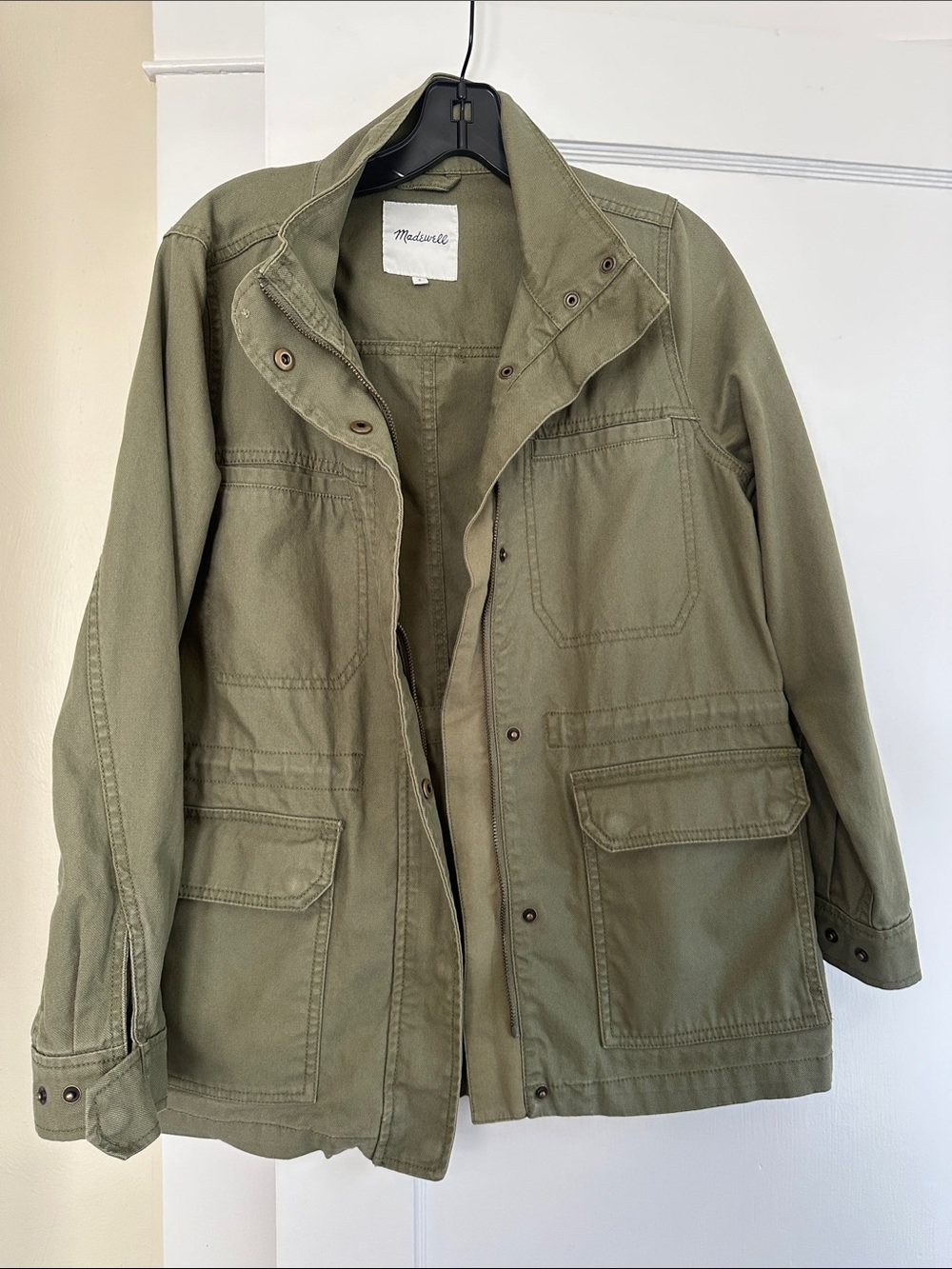 Madewell Olive Green Military Utility Jacket